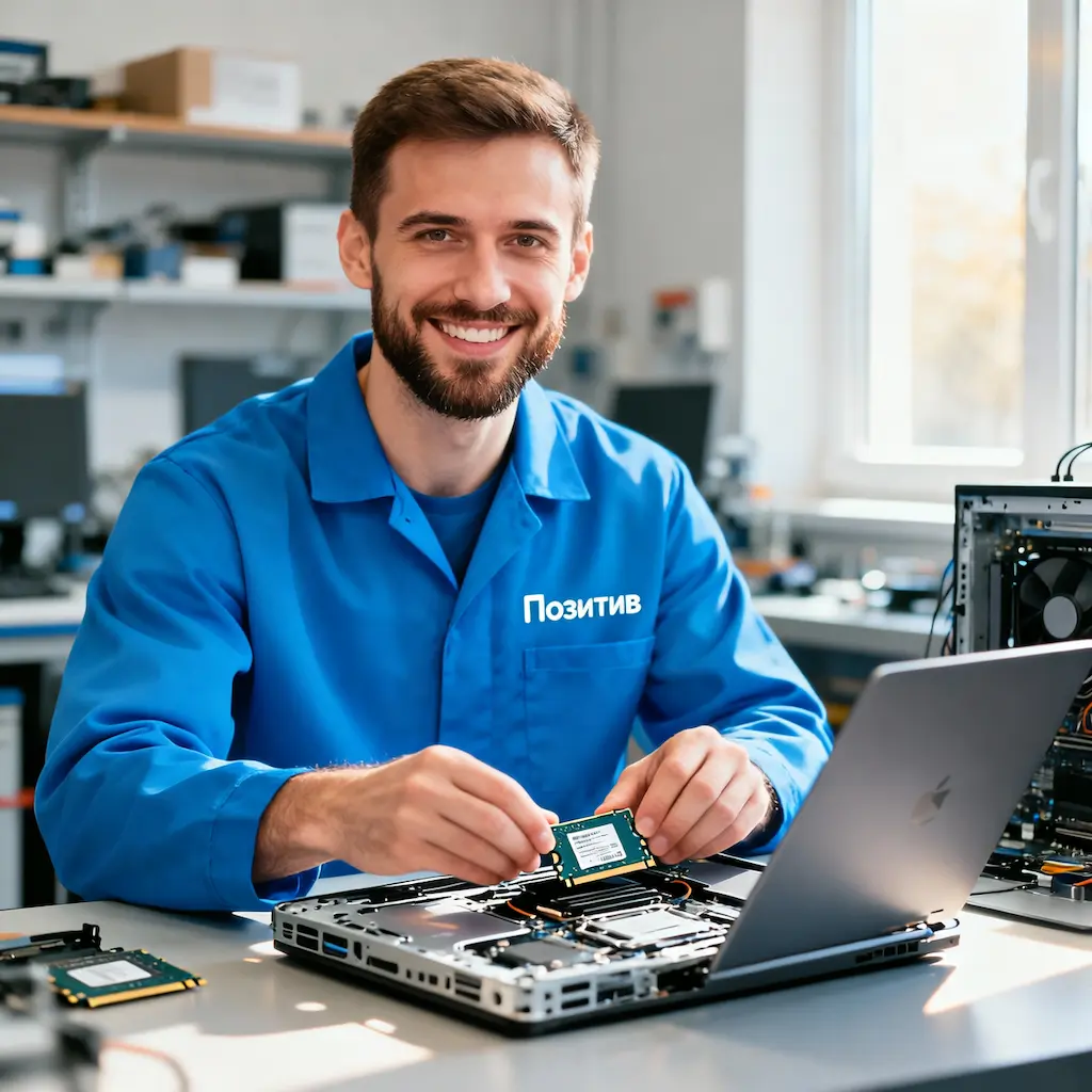заменить HDD на SSD на ноутбуке в Твери