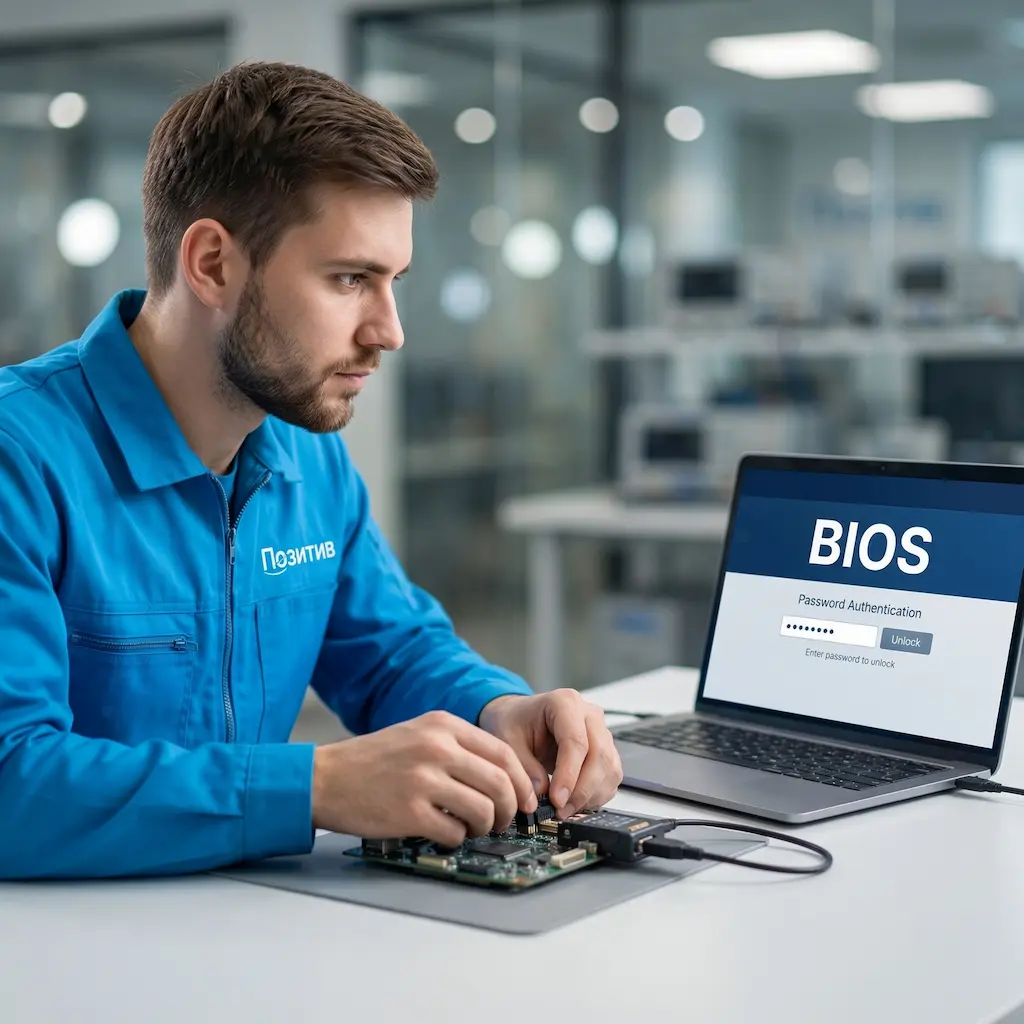 Снятие пароля BIOS ноутбука в Твери