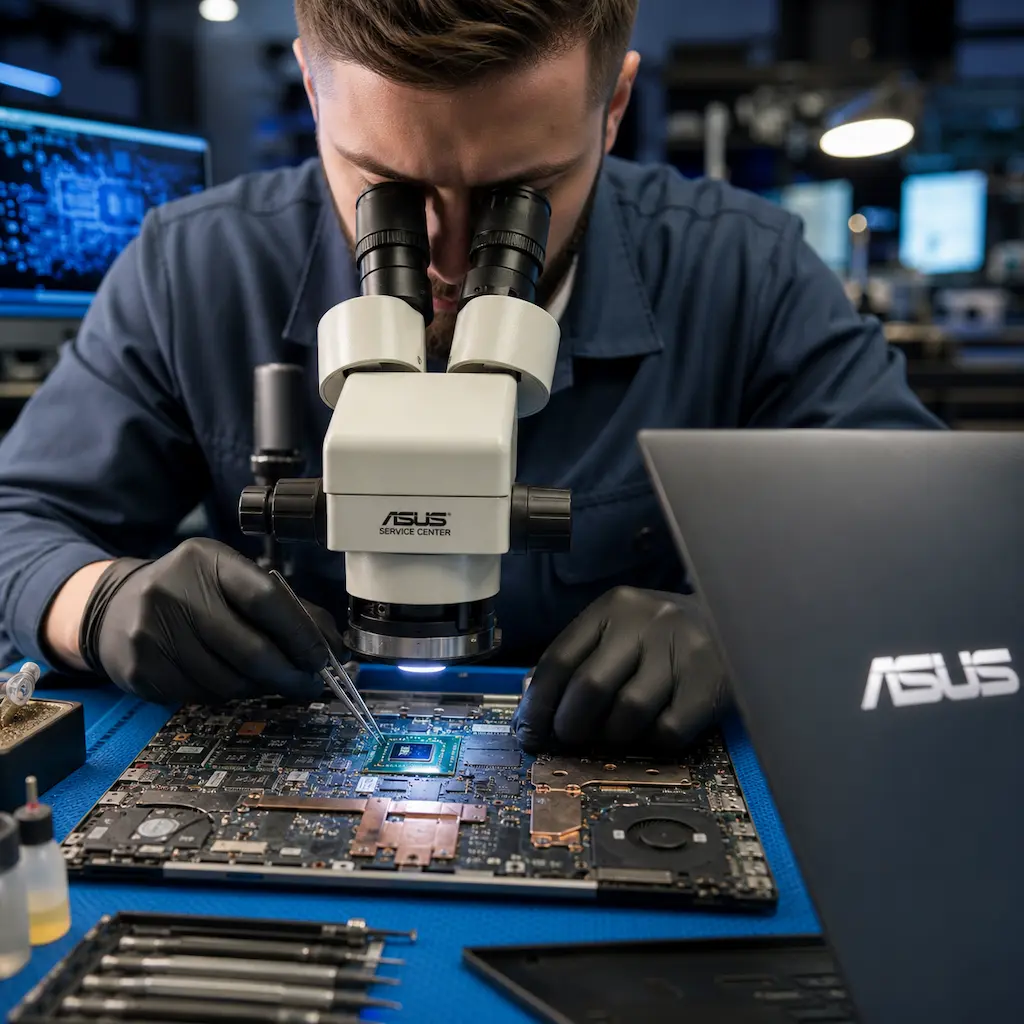 Замена видеокарты ноутбука Asus в Твери