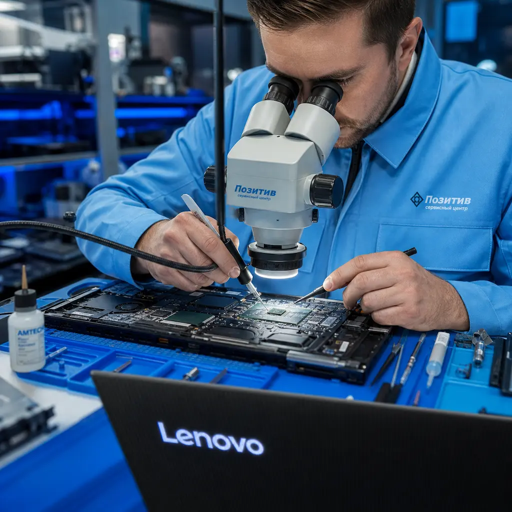 Замена видеокарты ноутбука Lenovo в Твери