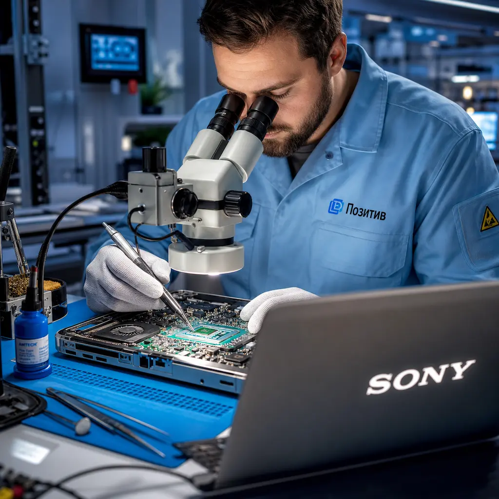Замена видеокарты ноутбука Sony в Твери