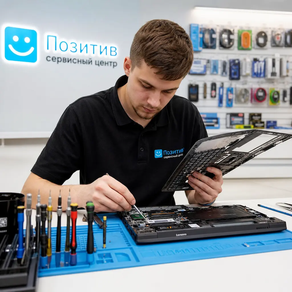 заменить клавиатуру на ноутбуке Lenovo в Твери