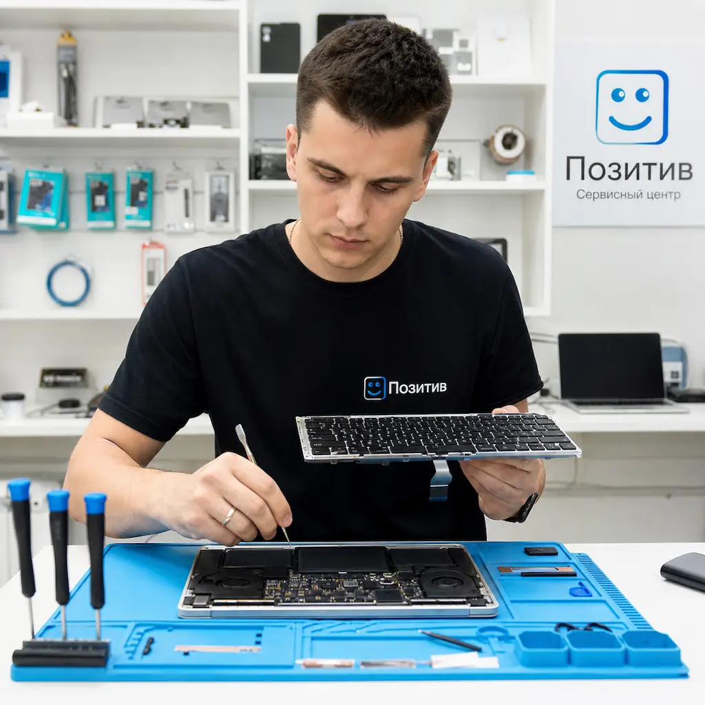 заменить клавиатуру на Apple Macbook в Твери