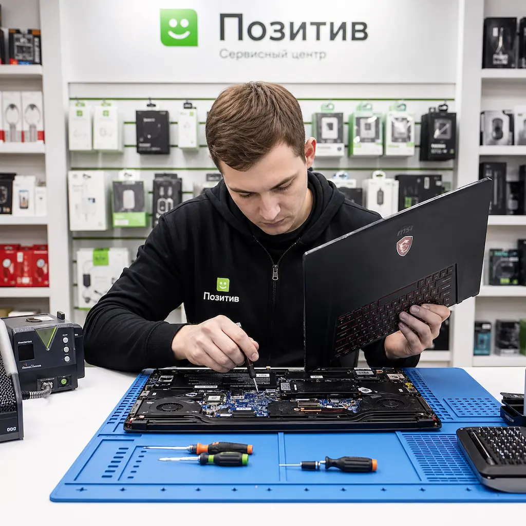 заменить клавиатуру на ноутбуке MSI в Твери