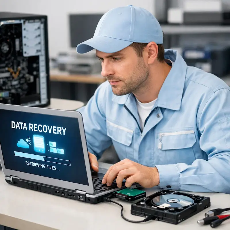 Восстановление данных и файлов в Твери