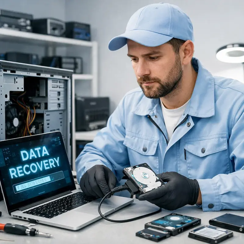 Восстановление файлов в Твери