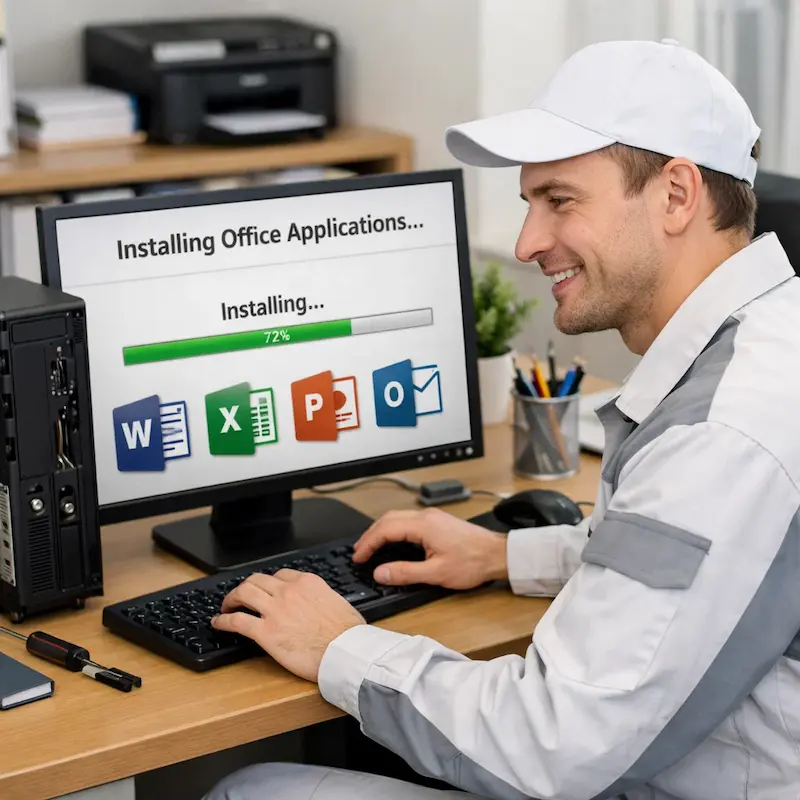 Установка и настройка программ на компьютере в Твери