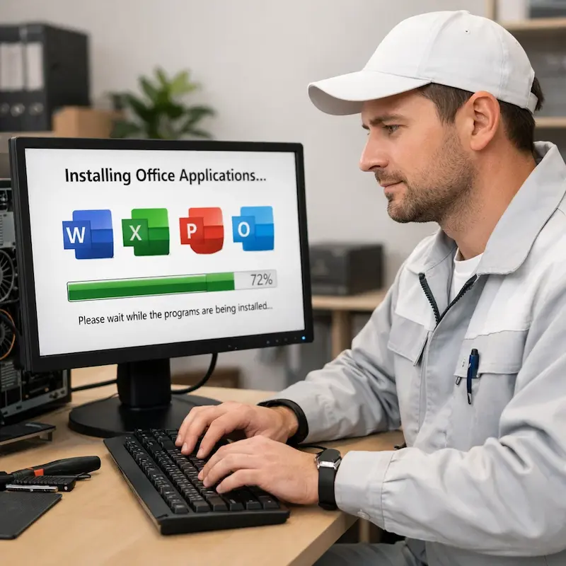 установка офисных программ на компьютер в Твери