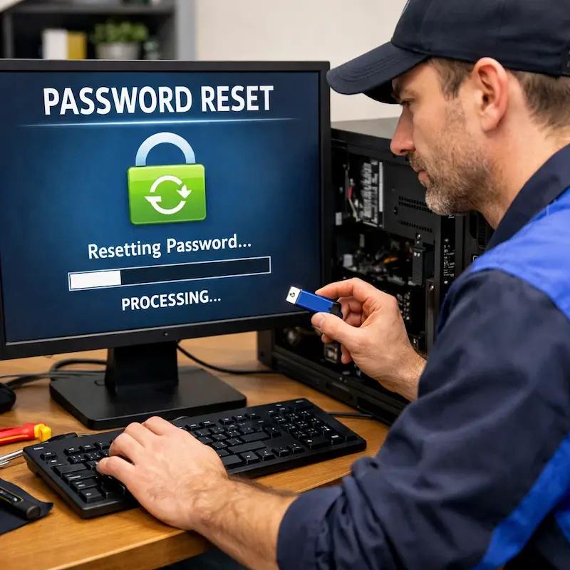 Удаление пароля на компьютере в Твери