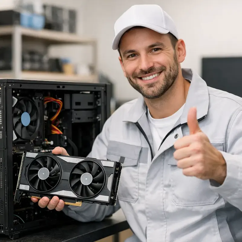 установка видеокарты на ПК в Твери