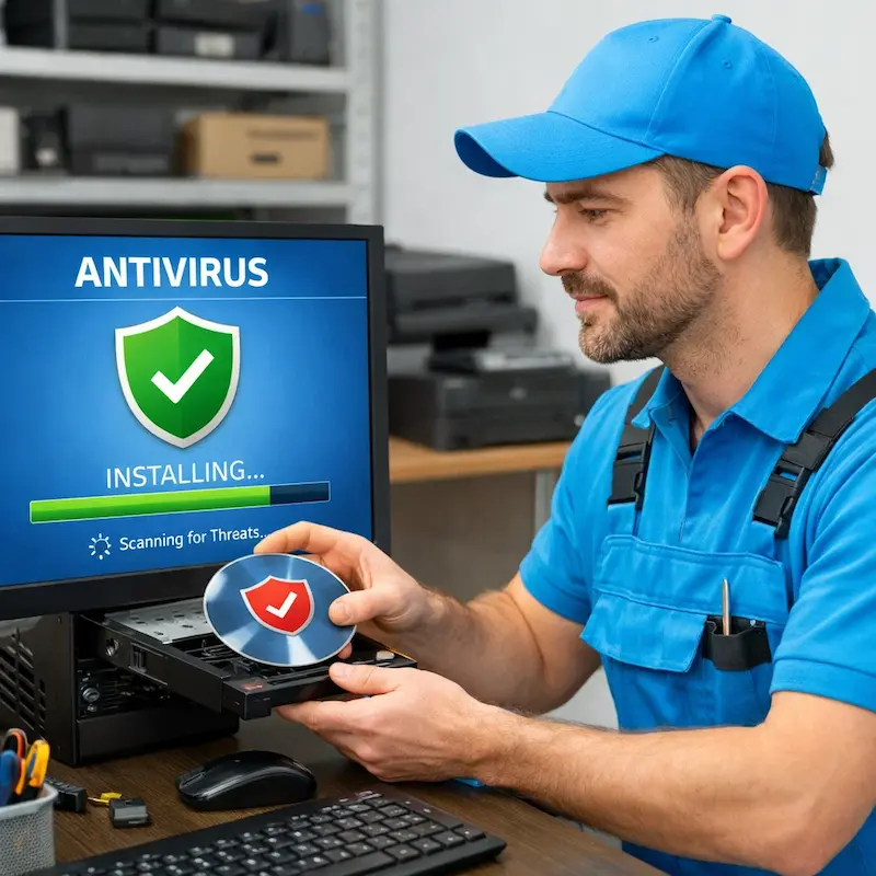 Установка антивируса в Твери на дому