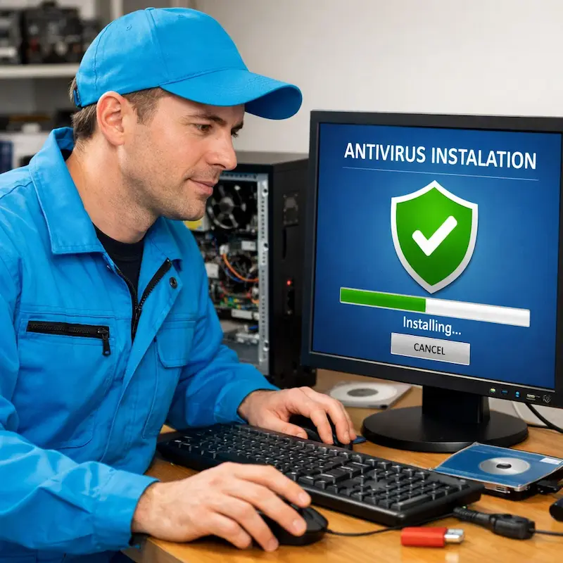 Установка антивируса на ноутбук в Твери