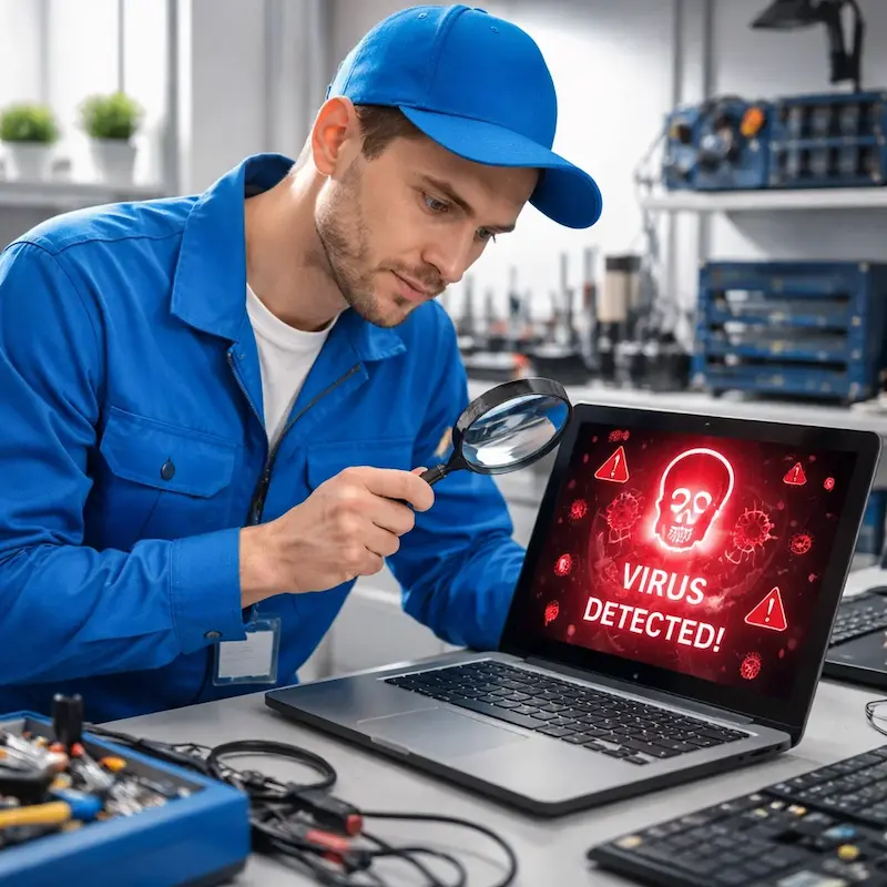 Поиск компьютерных вирусов в Твери